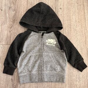 Roots Kids Gray Hoodie size 6-12 month